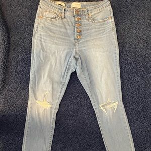 Universal thread womens light wash skinny Jean size 10